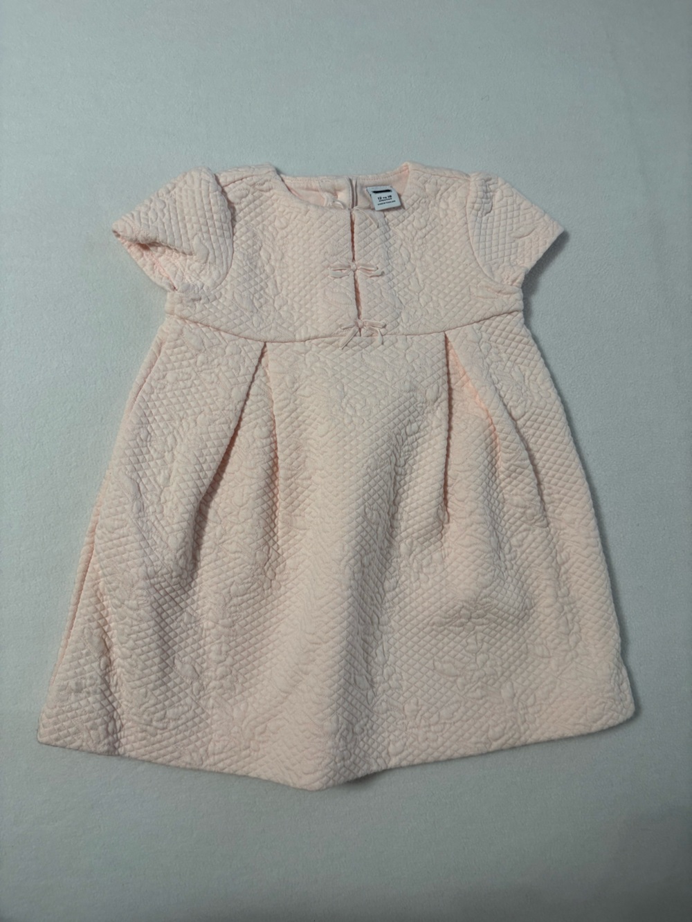 Lipsy Mini Geometric Dress in Pink Size 12-18 months